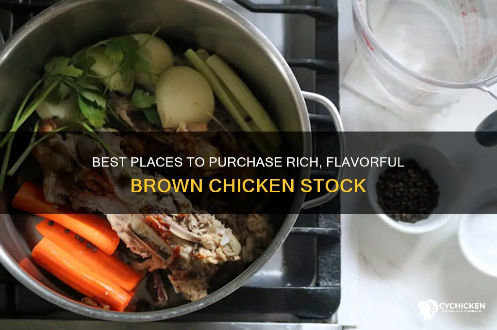where to buy brown chicken stock