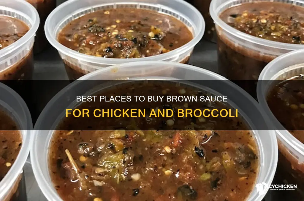 where to buy brown sauce for chicken and broccoli