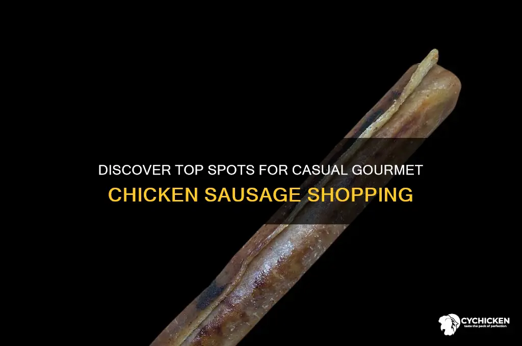 where to buy casual gourmet chicken sausage