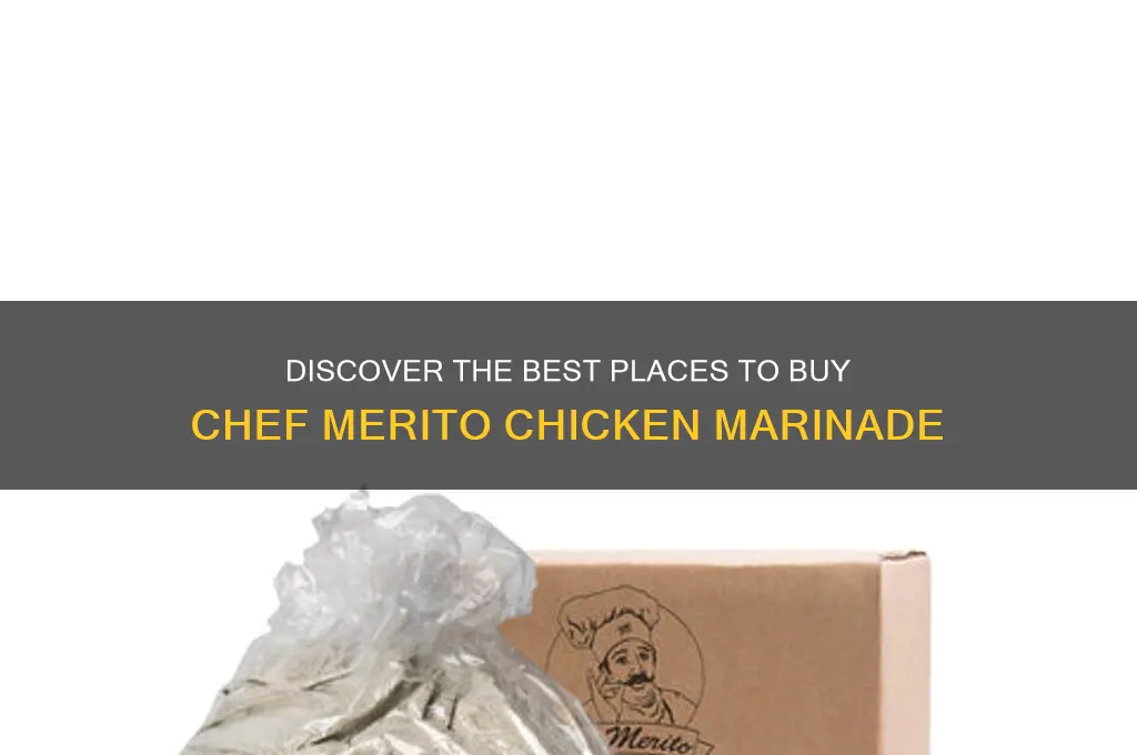 where to buy chef merito chicken marinade