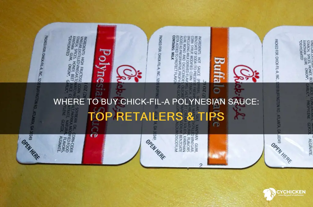 where to buy chick fil a polynesian sauce
