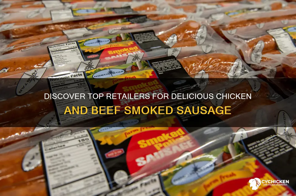 where to buy chicken and beef smoked sausage