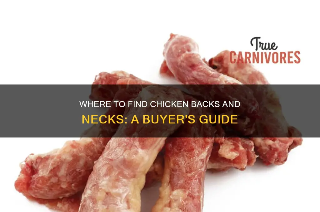 where to buy chicken backs and necks