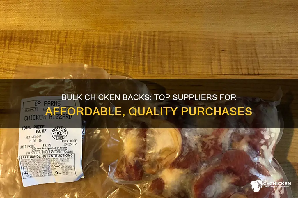 where to buy chicken backs in bulk