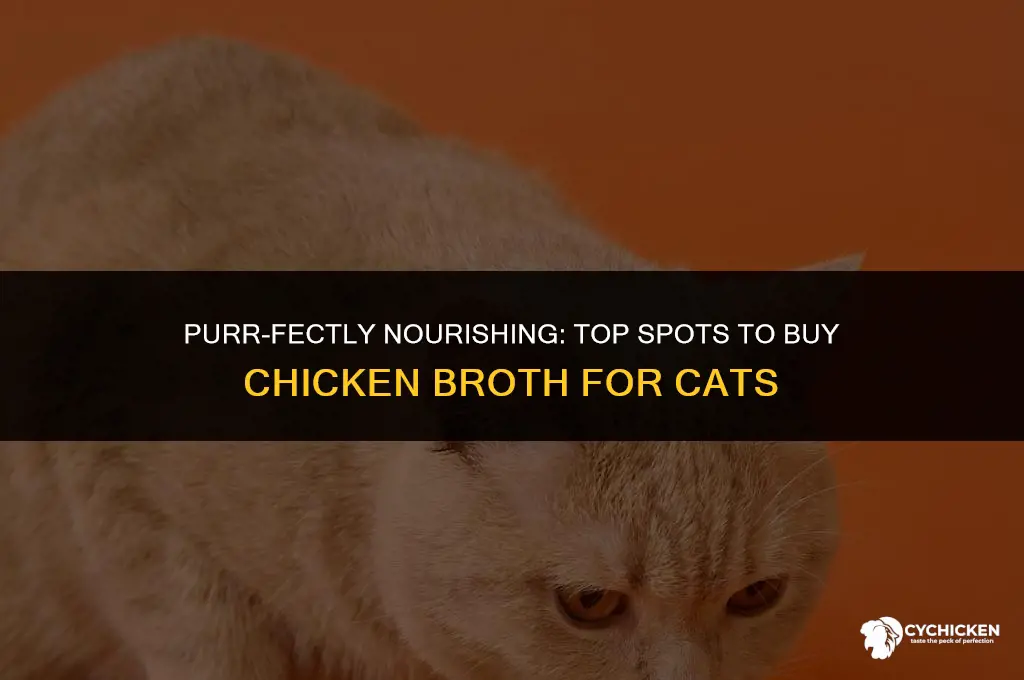 where to buy chicken broth for cats