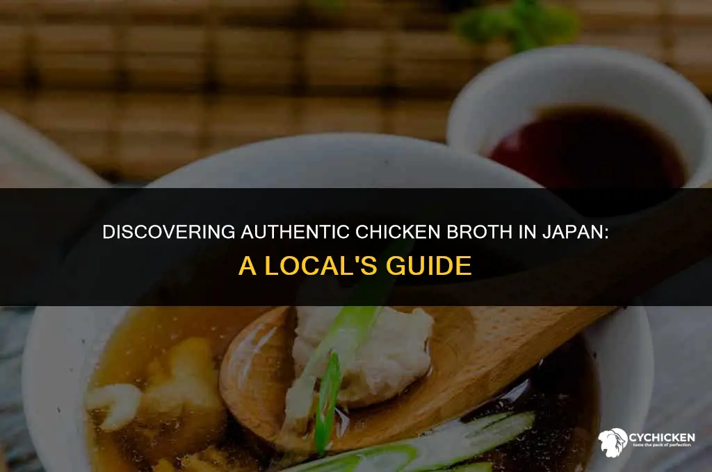 where to buy chicken broth japan