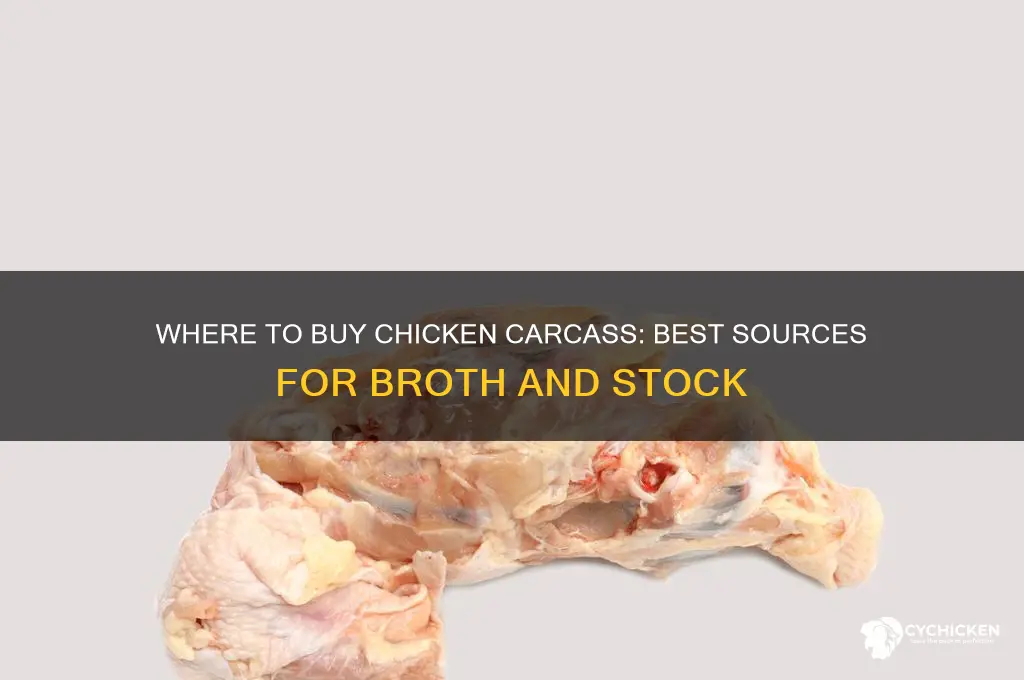 where to buy chicken carcass