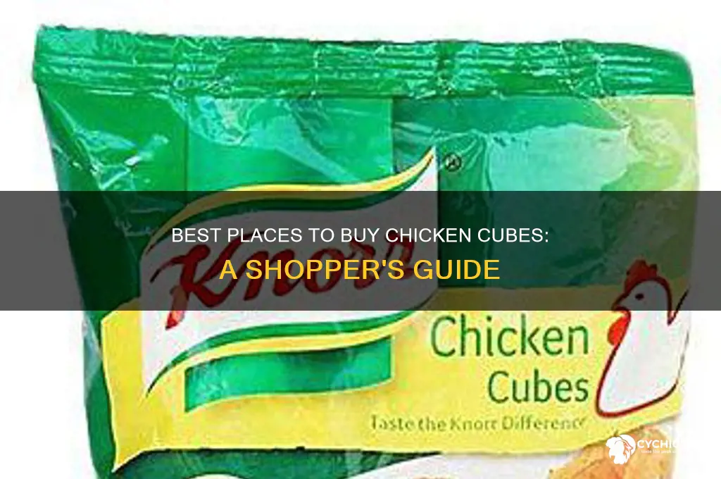 where to buy chicken cubes