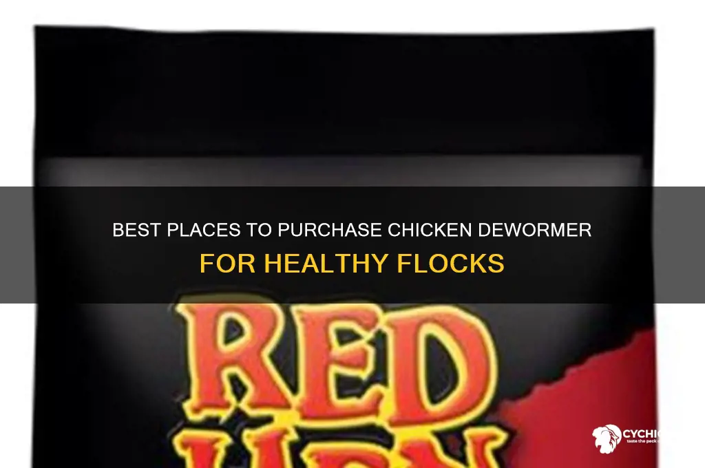 where to buy chicken dewormer
