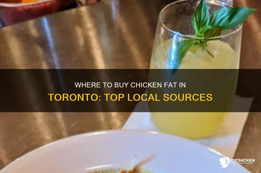 where to buy chicken fat toronto