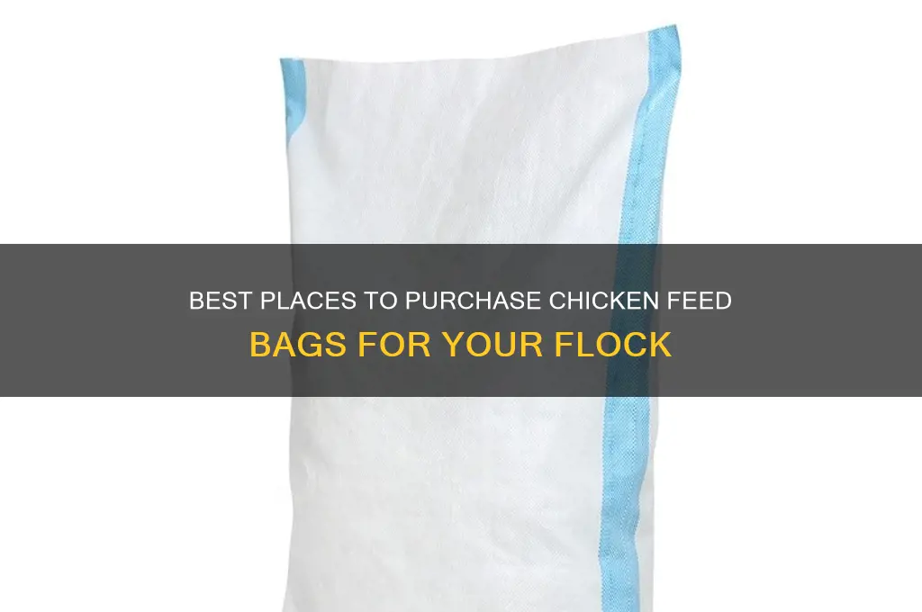 where to buy chicken feed bags