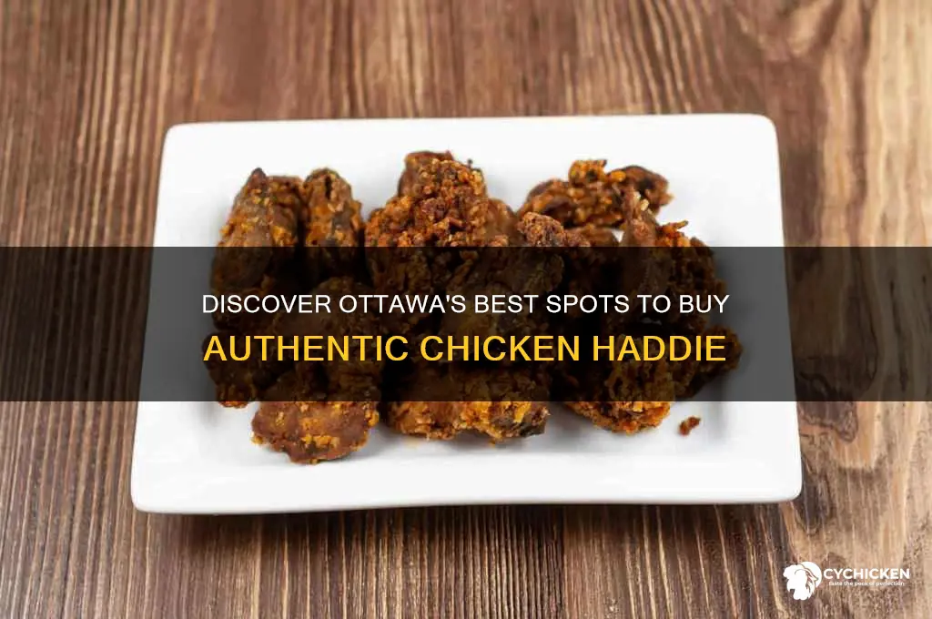 where to buy chicken haddie in ottawa
