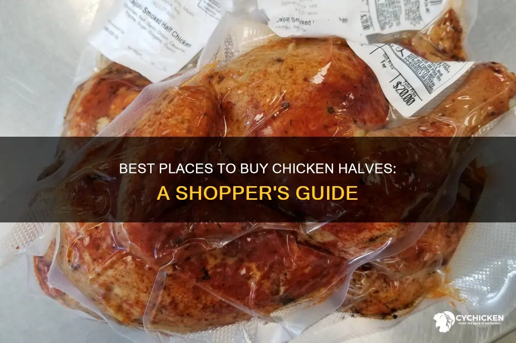 where to buy chicken halves