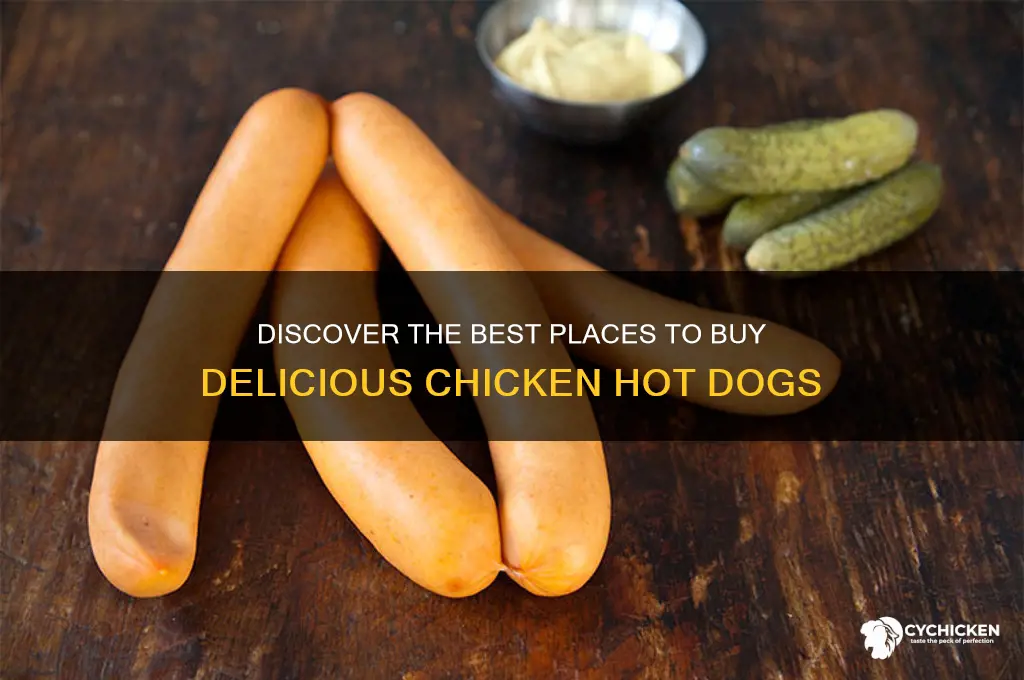 where to buy chicken hot dogs