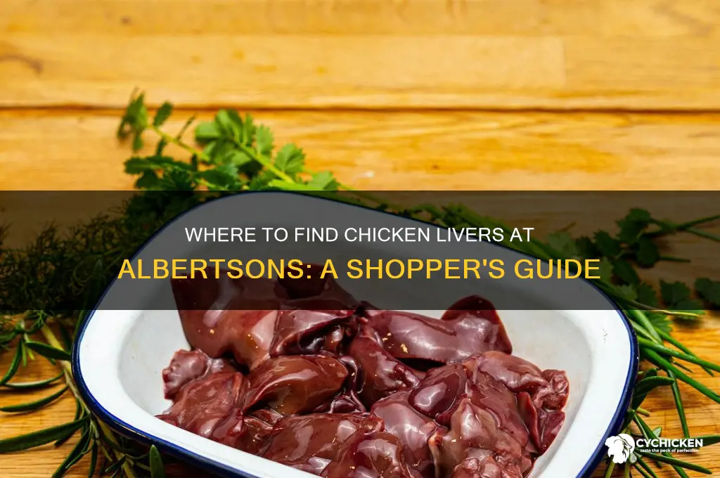 where to buy chicken livers albertsons