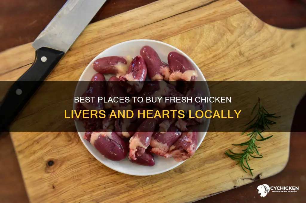 where to buy chicken livers and hearts