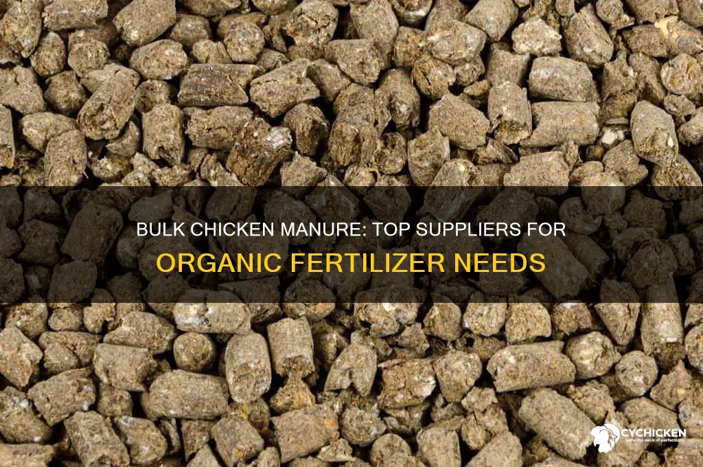 where to buy chicken manure in bulk