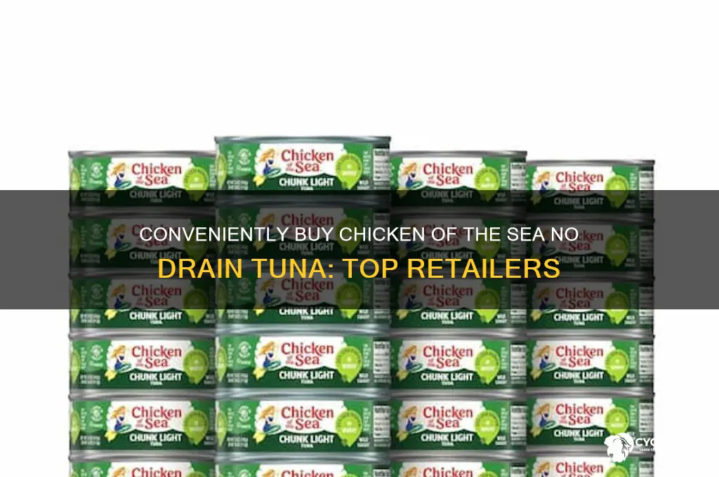where to buy chicken of the sea no drain tuna