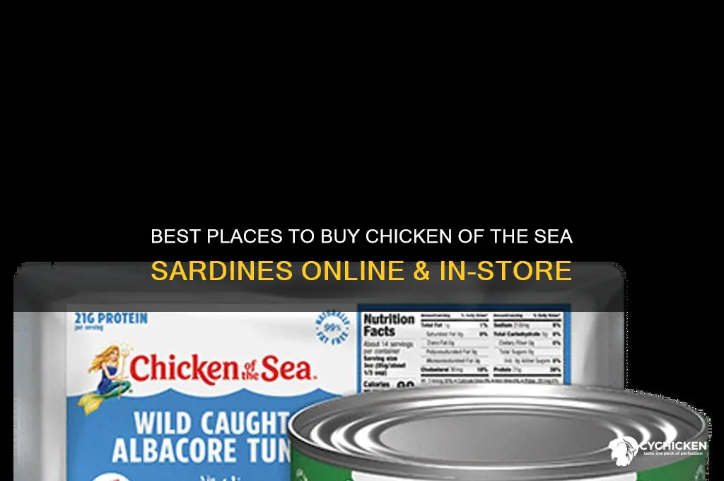 where to buy chicken of the sea sardines