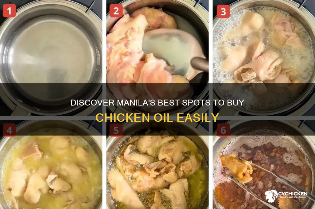 where to buy chicken oil in manila
