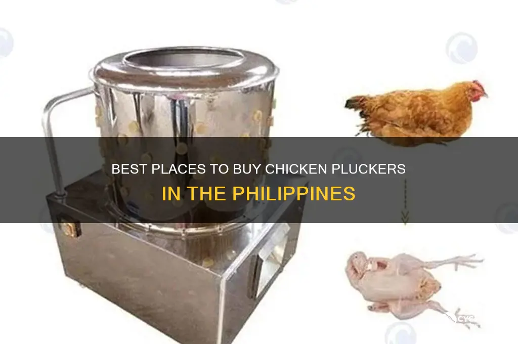 where to buy chicken plucker in philippines