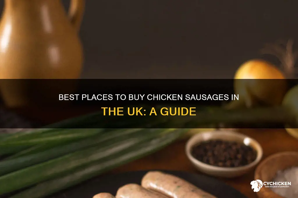 where to buy chicken sausages uk