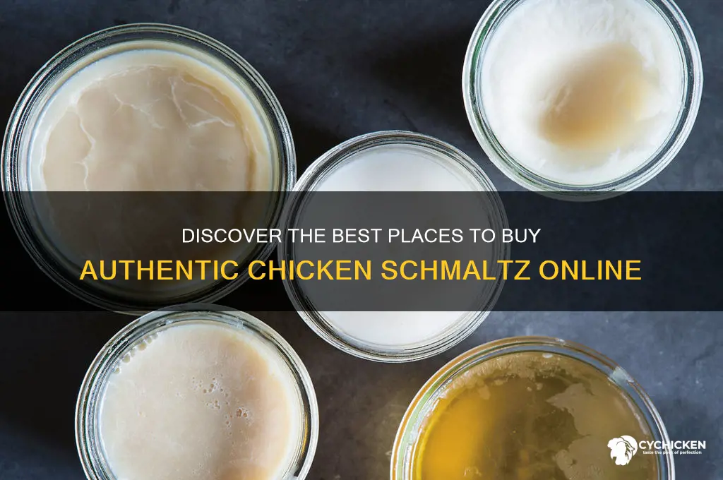 where to buy chicken schmaltz