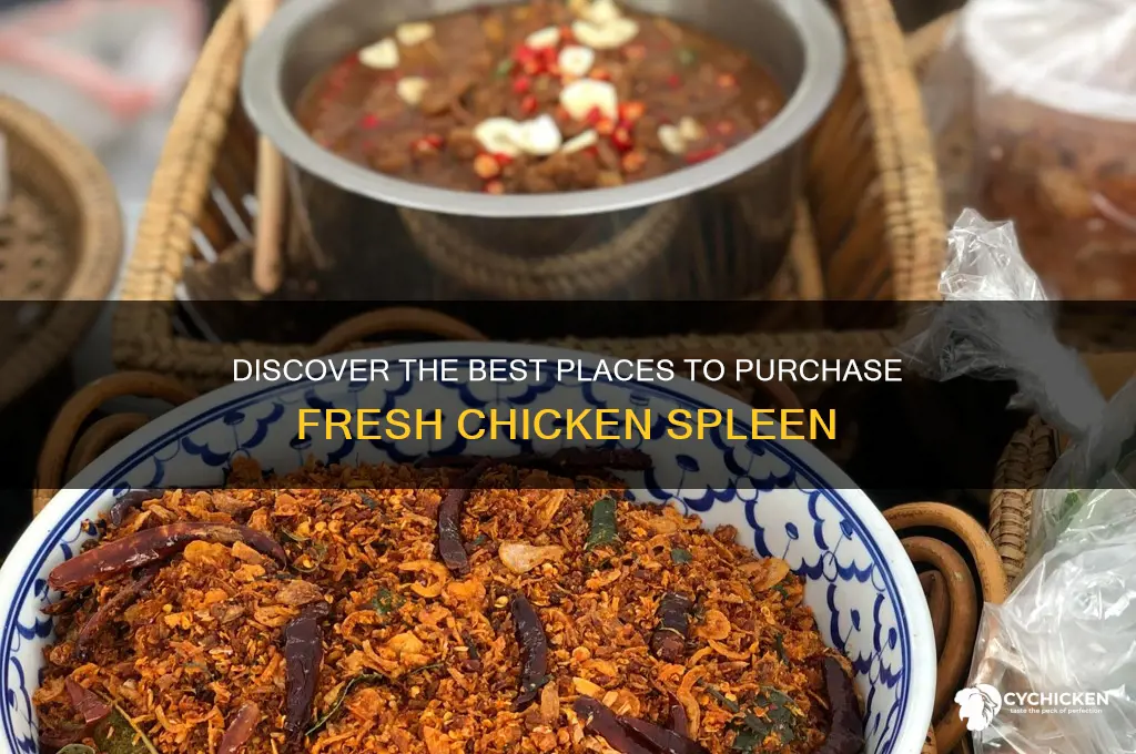 where to buy chicken spleen