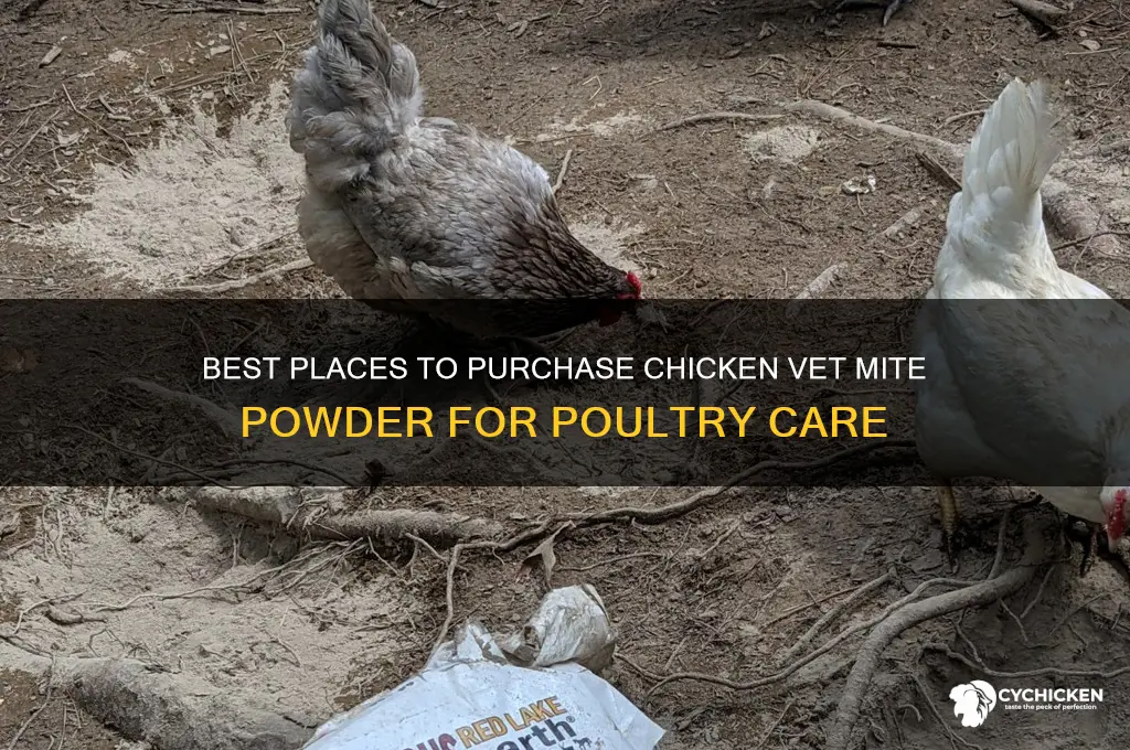 where to buy chicken vet mite powder