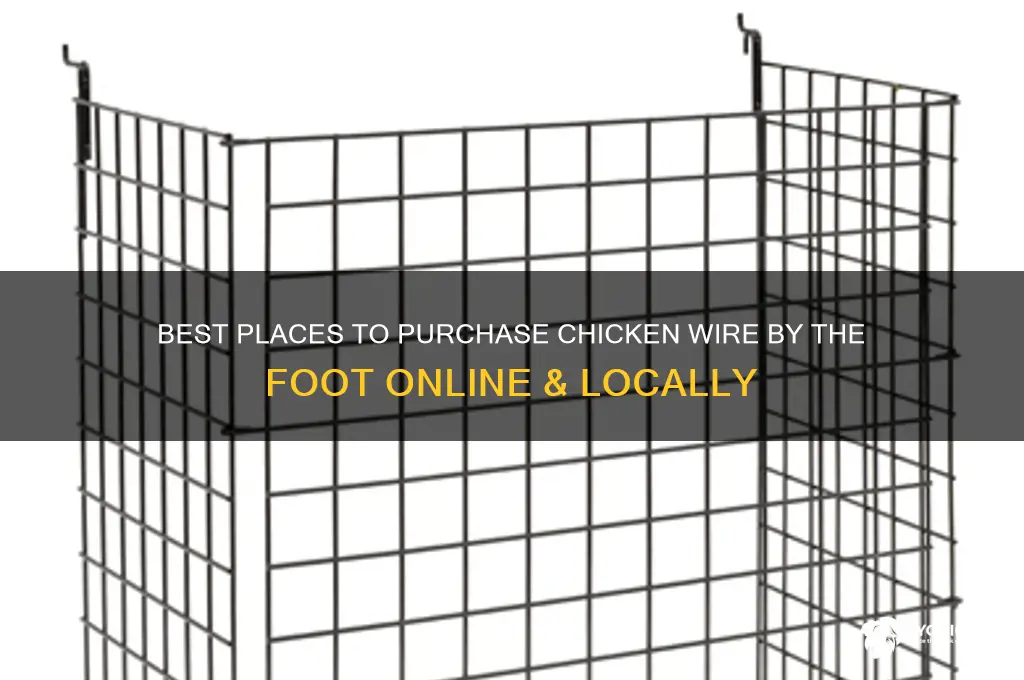 where to buy chicken wire by the foot