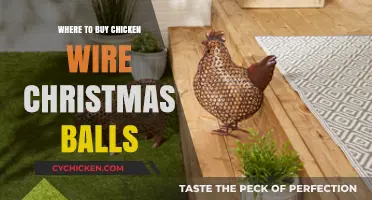 Where to Buy Chicken Wire Christmas Balls for Festive Decor