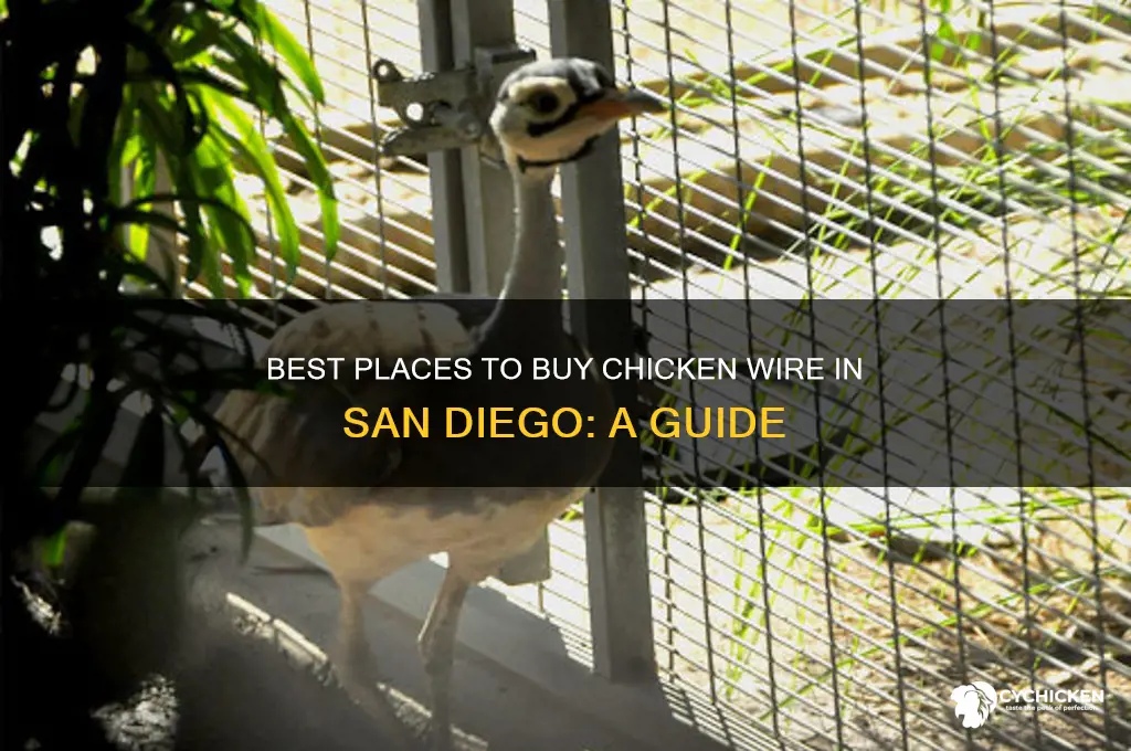 where to buy chicken wire in san diego