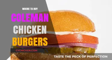 Discover Top Retailers Selling Coleman Chicken Burgers Near You