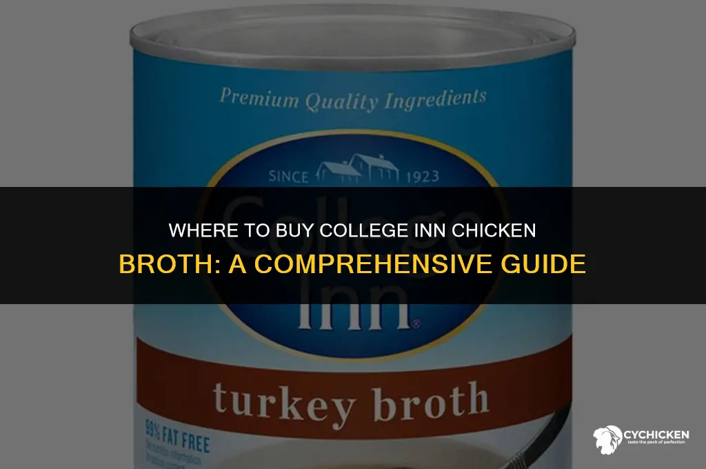 where to buy college inn chicken broth