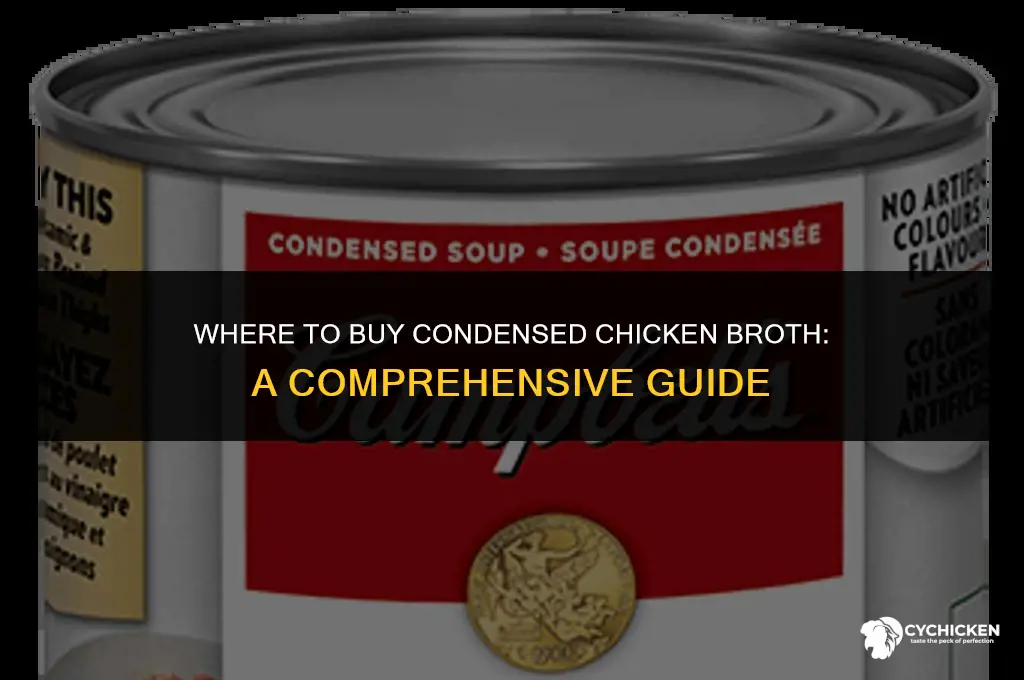 where to buy condensed chicken broth