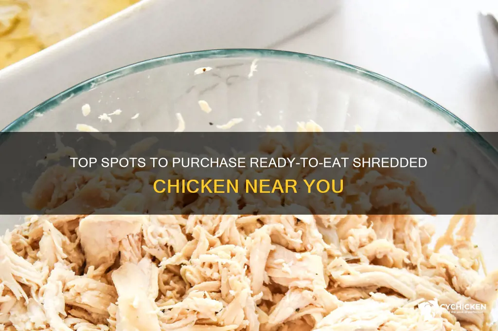 where to buy cooked shredded chicken
