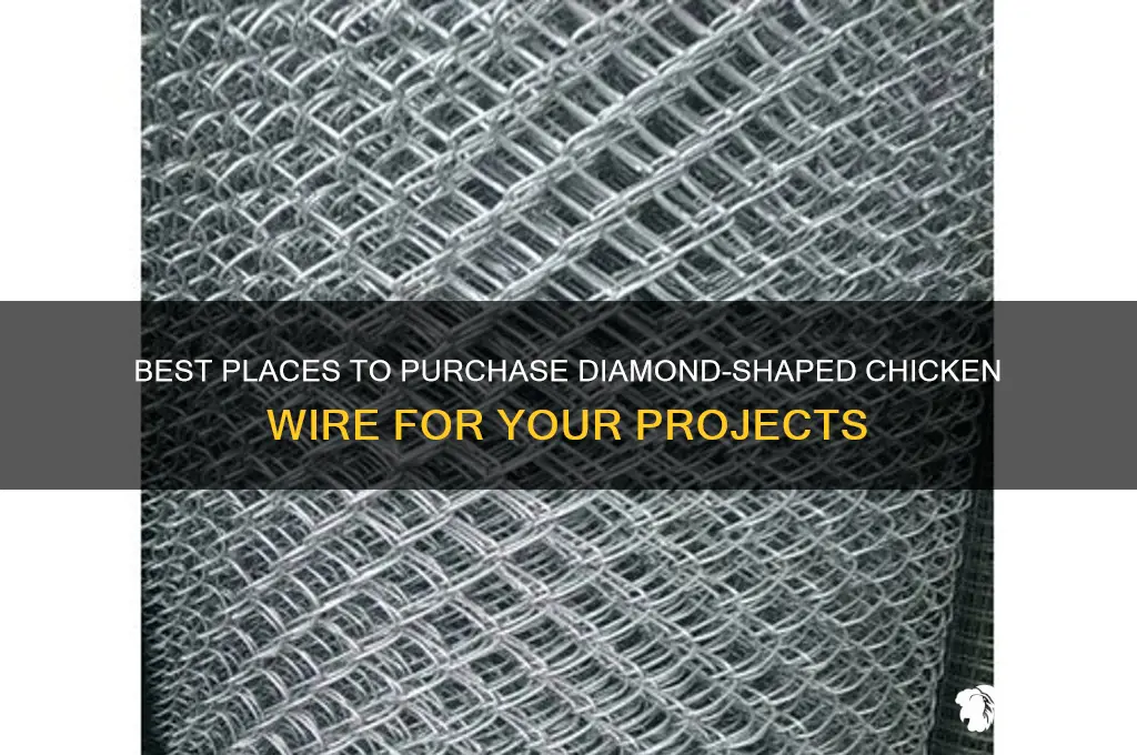 where to buy diamond shaped chicken wire
