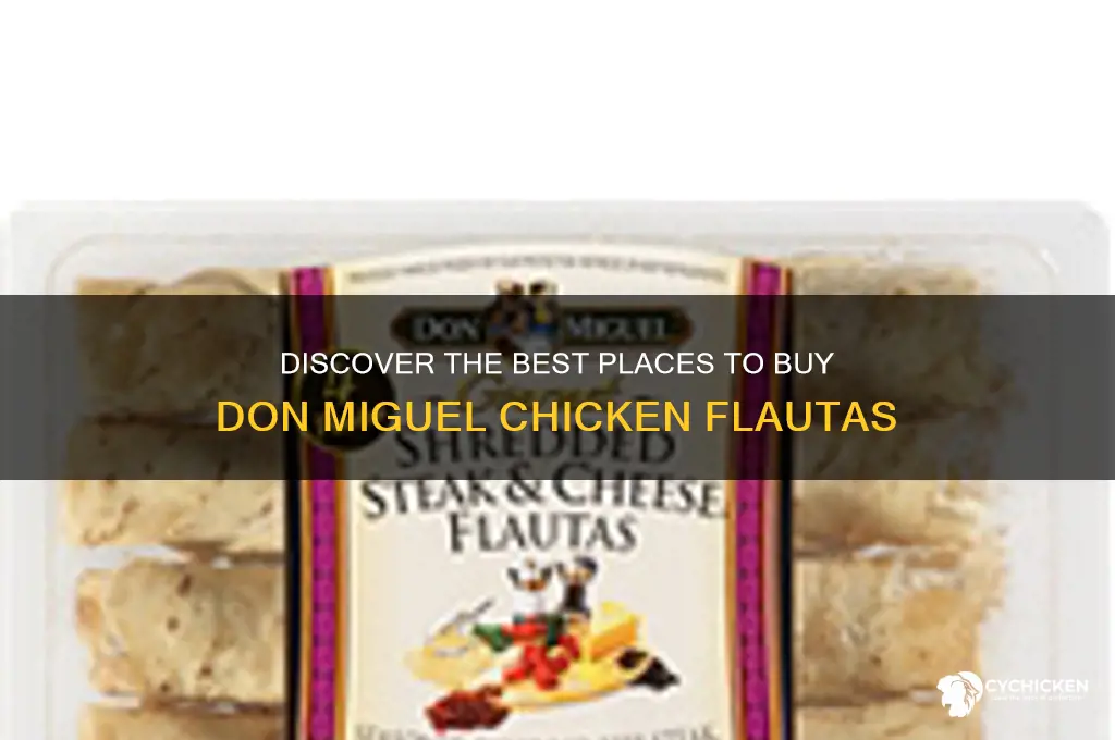 where to buy don miguel chicken flautas