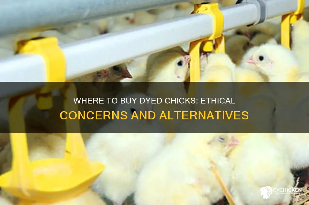 where to buy dyed chicks