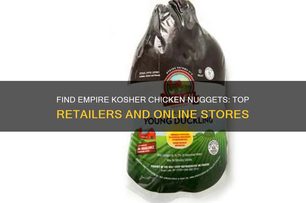 where to buy empire kosher chicken nuggets