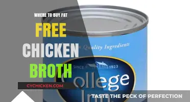 Where to Find Fat-Free Chicken Broth: A Comprehensive Guide