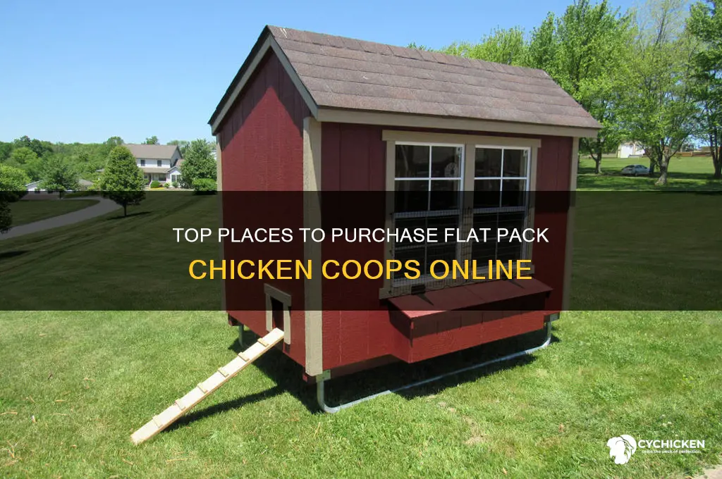 where to buy flat pack chicken coop