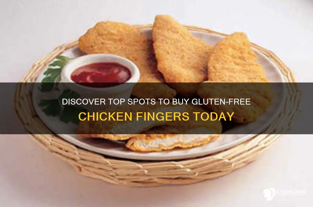 where to buy gluten free chicken fingers