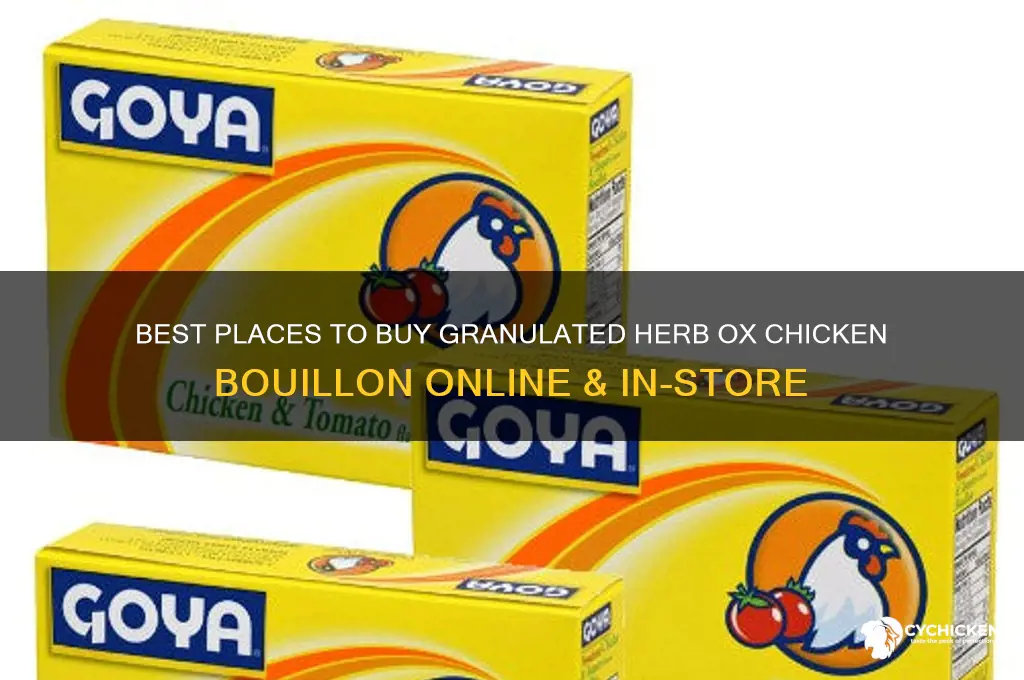 where to buy granulated herb ox chicken bouillon