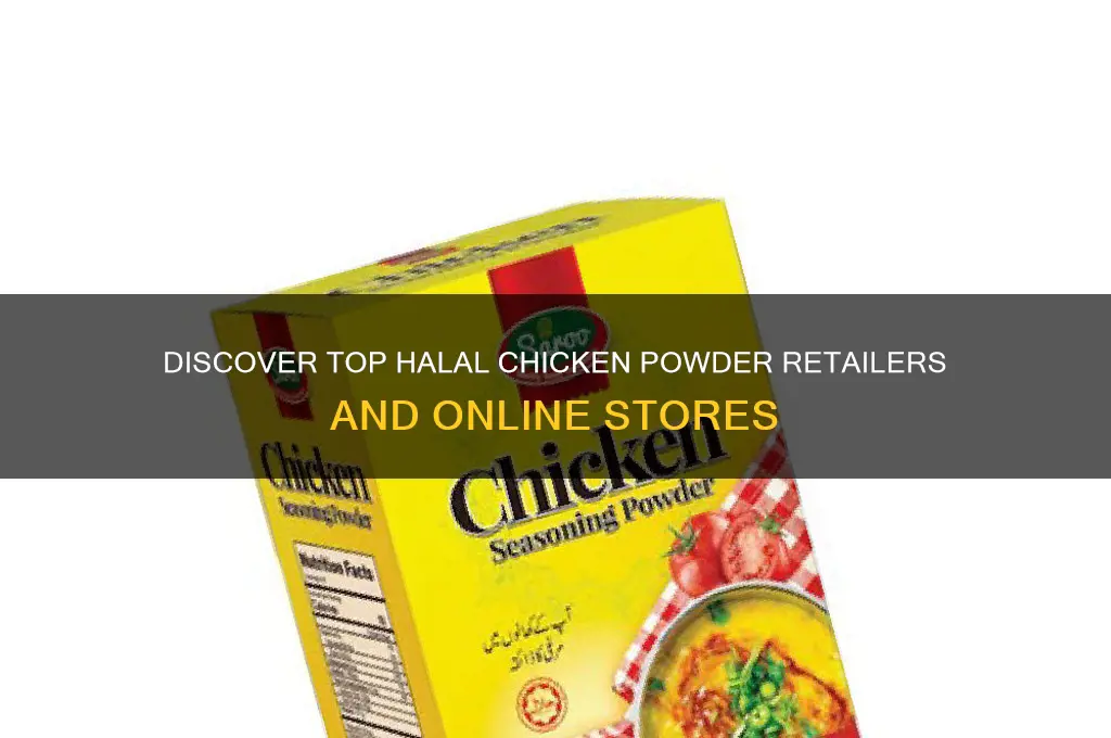 where to buy halal chicken powder