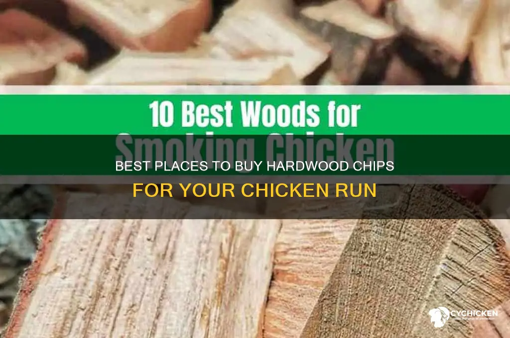 where to buy hardwood chips for chicken run