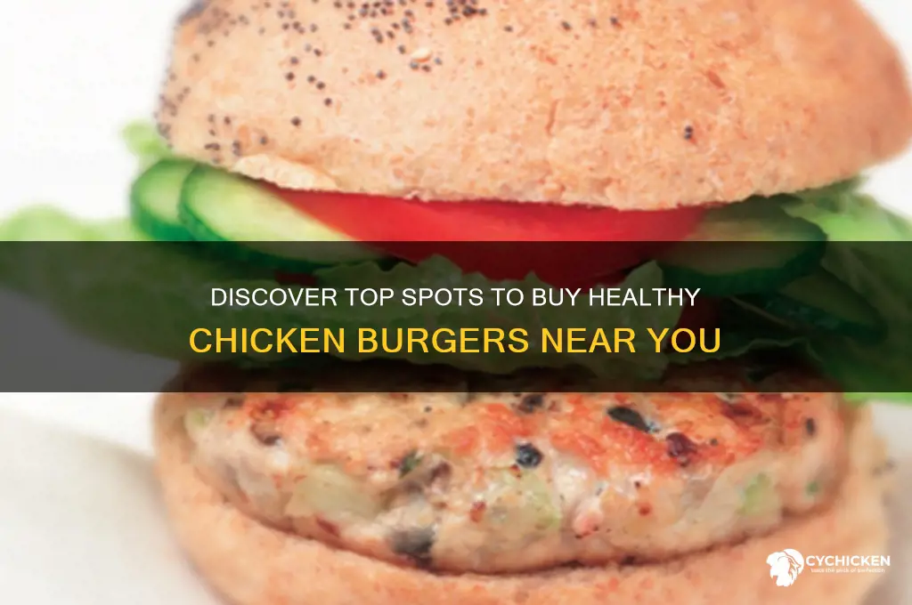 where to buy healthy chicken burgers