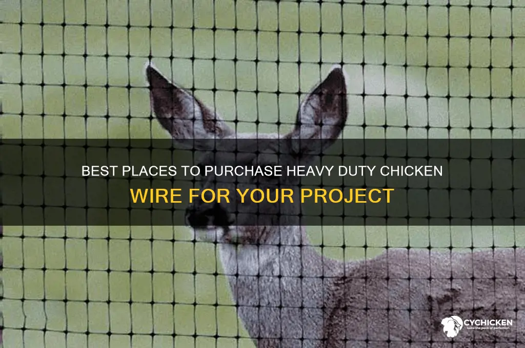 where to buy heavy duty chicken wire