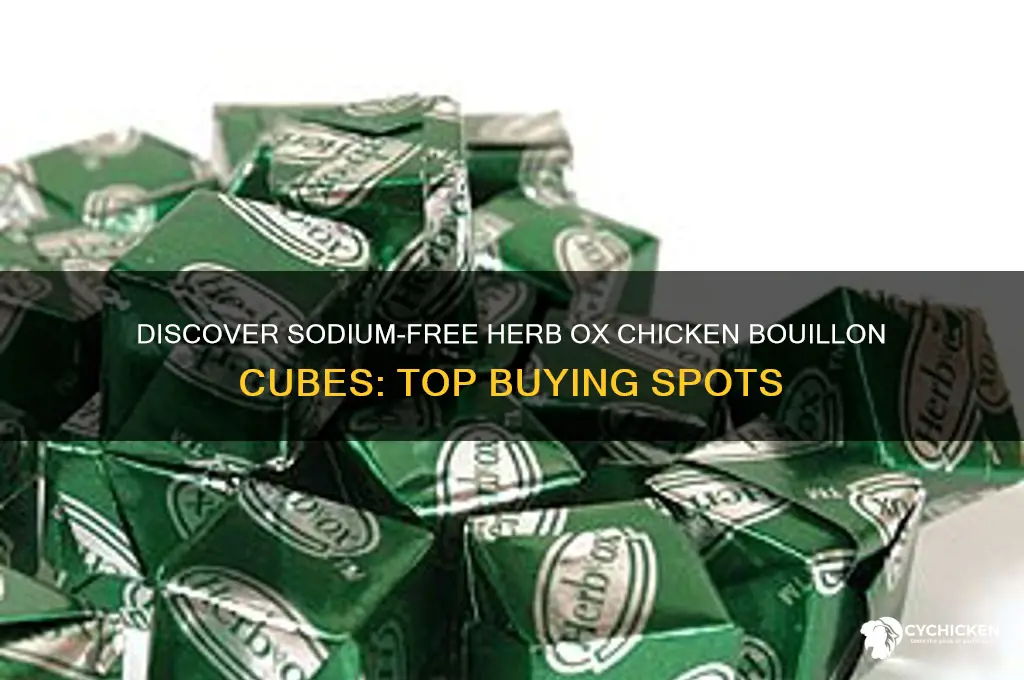 where to buy herb ox sodium free chicken bouillon cubes