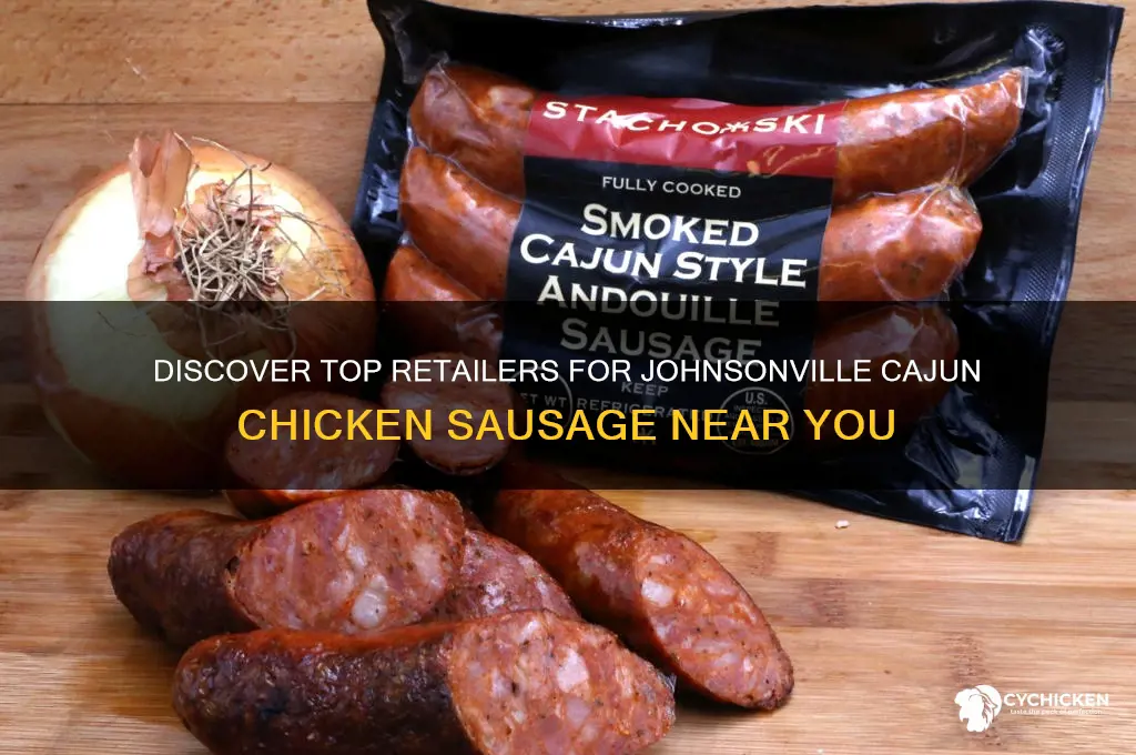 where to buy johnsonville cajun chicken sausage